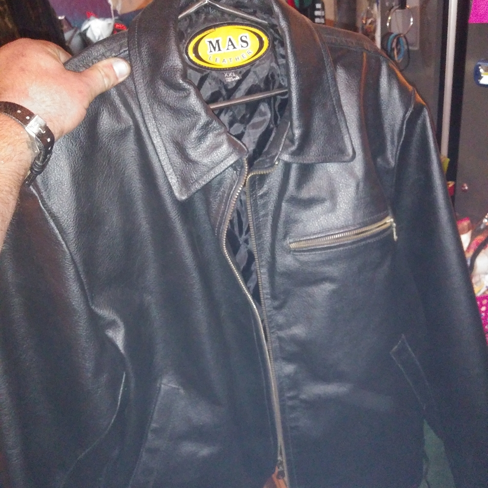 New leather jacket